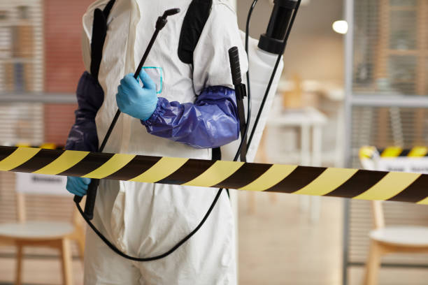 Professional Biohazard Cleanup technician working in Lockhart, FL